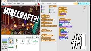 HOW TO MAKE 3D MINECRAFT IN SCRATCH | NO CODE!! #1
