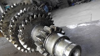 Как снять промежуточный вал КПП ГАЗ 53
