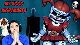 SLENDER MAN AND MY OLD ENEMIES ARE BACK TO GET ME!!! (MY 5000 NIGHTMARES) - Sebali Fridays #7
