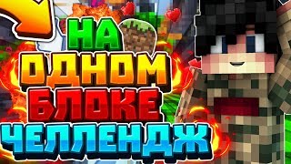 ?НА ОДНОМ БЛОКЕ ЧЕЛЛЕНДЖ!?❄ОЧЕНЬ СЛОЖНЫЙ ЧЕЛЛЕНДЖ!МАЙНКРАФТ ПЕ❤