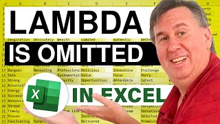 Excel Lambda Now Supports Optional Arguments And ISOMITTED - 2417