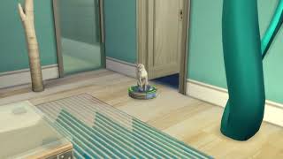 [Sims 4] Cat on a roomba.