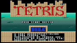 Tetris - Sega Megadrive Gameplay (The rarest megadrive game)