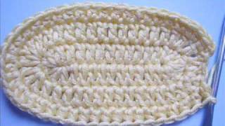 Instructions: Crochet baby booties Part 1