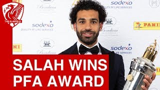 Mohamed Salah wins PFA Player of the Year award