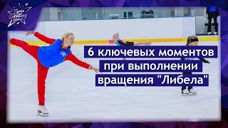 Элементы фигурного катания - 6 ключевых моментов при выполнении вращения "Либела"