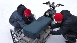 Снегоход Dingo Динго 110 обзор тест драйв отзыв