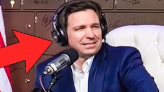 Ron DeSantis Gets AWKWARD After Being Trolled During Podcast