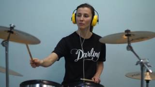 Мария Лапочкина, ученица МШ "Виртуозы" по классу ударных.