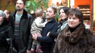 Рождественский флэшмоб в Виннице 2012