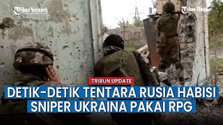 Prajurit Rusia Tembak Pasangan Penembak Jitu Ukraina dengan Peluncur Granat