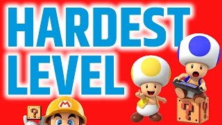 Super Mario Maker Hardest Level - 99.6% Fail This Course