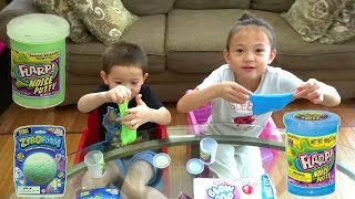 FLARP!!!  Funny Fart Noise Putty Slime Plus ZyroFoam Play Time Fun