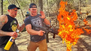 Напалм делает глушитель ТИШЕ?! | Разрушительное ранчо