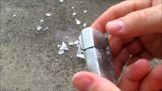 Zippo Destruction Test Part 1 Of 2
