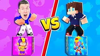 ЛАКИ БЛОК БЕА VS ЛАКИБЛОК МАКС ИЗ БРАВЛСТАРС В МАЙНКРАФТ! НУБ И ПРО! МОД НА BRAWL STARS