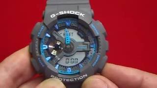 Ajustar la hora a un reloj casio g shock tipo GA 110