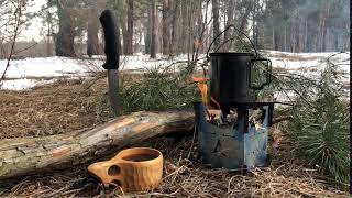 LSA Hobo Stove Titanium, Kuksa, Morakniv BushCraft Survival, Tomshoo
