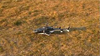 さとっちAirwolf　(T-REX500バーレス仕様)　その１
