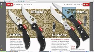Обзор каталога Spyderco на 2011 год