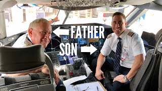 My Pop and Bro Pilot a United 787 to Osaka (much sushi consumed)