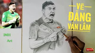 Vẽ Idol Đặng Văn Lâm (Lâm Tây) ⚽⚽⚽ ??? Khoảnh khắc ẤN TƯỢNG NHẤT tại AFF CUP 2018