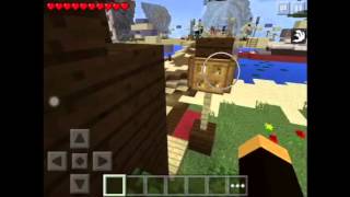 Minecraft PE 0.11.1 LBSG how to get on the cafe roof