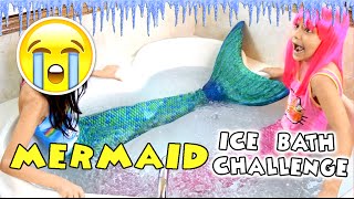 Mermaid Ice Bath Challenge | Frozen FIN FUN Mermaids!