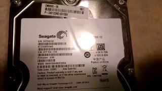 Seagate Barracuda 7200.12 1TB Spinup/Spindown