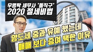 [우병탁 세무사 '돌직구' 2020 절세비법] 양도세 중과 유예 했는데 매매 보다 증여 택한 이유
