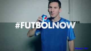 Publicité - Pepsi et Messi réunis - "#FutbolNow"