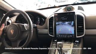 Central multimídia Android Porsche Cayenne 2010 à 2015 - Exclusive Acessórios - BH - MG