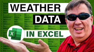 Weather Data In Excel - Episode 2245