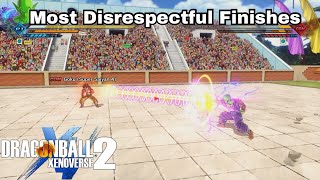 More Disrespectful Finishes In Dragon Ball Xenoverse 2 - Namekian Themed