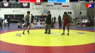 Schultz MFS 66 KG Quarterfinal: Sushil Kumar (India) vs. Adam Hall (NYAC)