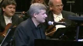 Stephen Harper Owns Michael Ignatieff on the Piano