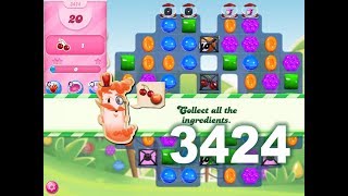 Candy Crush Saga Level 3424 (No boosters)