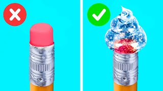 AMAZING SCHOOL TRICKS | DIY School Supplies And Hacks