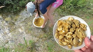 How much gold can find in one day?!
