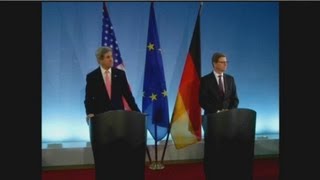 Secretary Kerry Delivers Remarks With German Foreign Minister Westerwelle