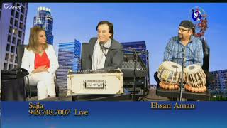 Ehsan Aman Live On AATV Hosted by Sajia