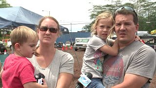 Young family forced to find new home after fissure opens in front yard