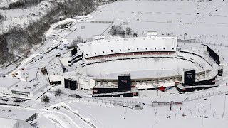 La neve attacca lo stadio Gewiss di Bergamo! Atalanta - Partita del Villarreal da rinviare!