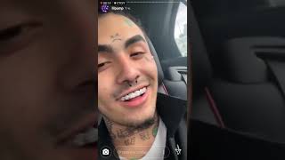 lil pump listening to lil peep - benz truck