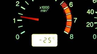 холодный запуск ваз 2115 - 25"С. Cold start vaz 2115