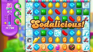 Candy Crush Soda Saga Level 1450 (3 stars, No boosters)