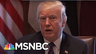 President Donald Trump Cancels Peru, Colombia Trip To Oversee Syria Response | MSNBC