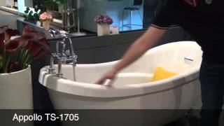 Appollo TS-1705 акриловая ванна на львиных лапах