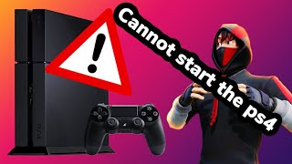Cannot start ps4 *Fix*