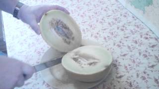 How to Clean melons / Как очистить Дыню 1